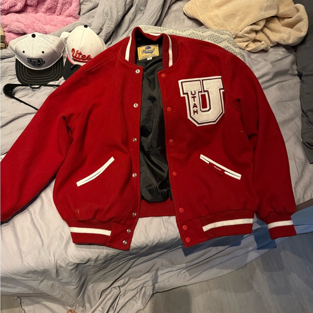 Utah letterman jacket xl